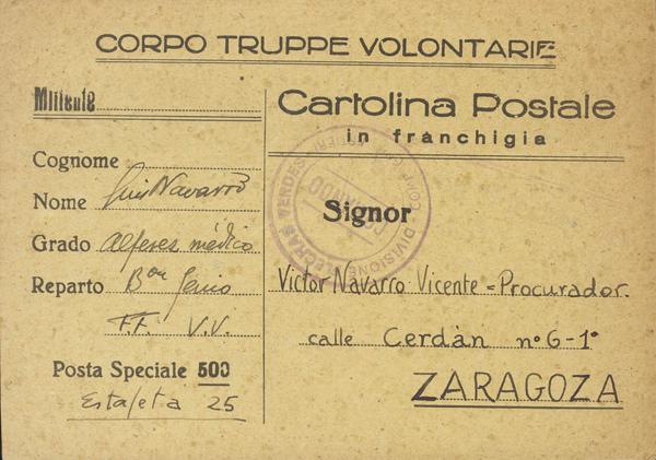 0000089523 - Zona Nacional. Voluntarios Italianos