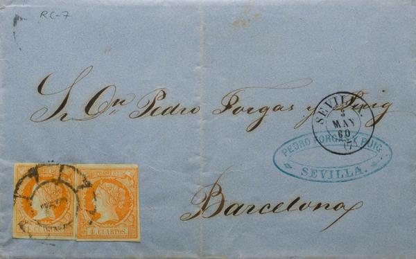 0000090708 - Andalusia. Postal History