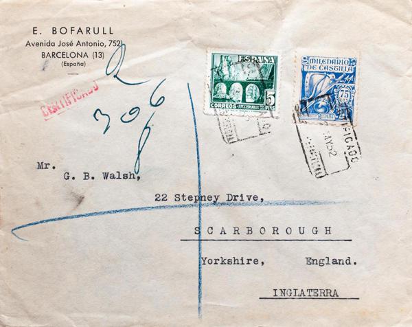 0000095637 - Spain. Spanish State Registered Mail