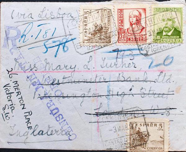 0000095647 - Spain. Spanish State Registered Mail
