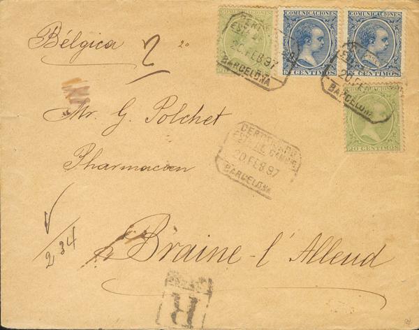 0000101405 - España. Alfonso XIII Correo Certificado