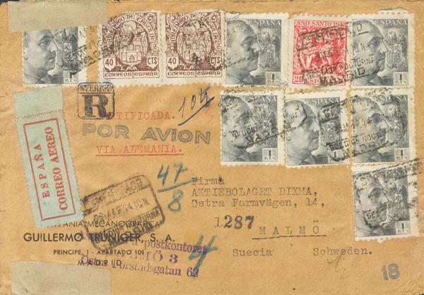 0000110061 - Spain. Spanish State Registered Mail