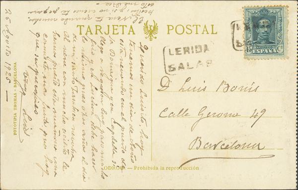 0000110313 - Cataluña. Historia Postal
