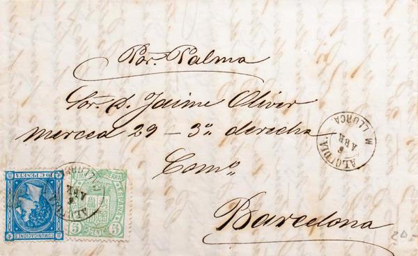 0000110866 - Balearic Islands. Postal History