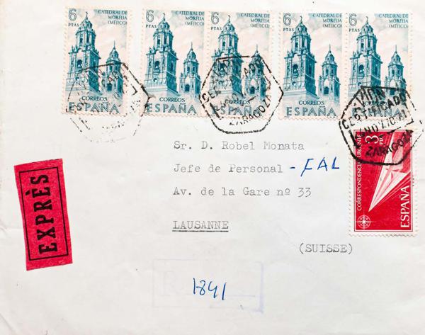 0000114738 - Spain. 2nd Centenary Express Mail