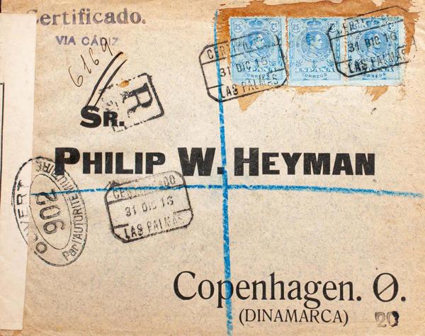 0000114852 - Canary Islands. Postal History