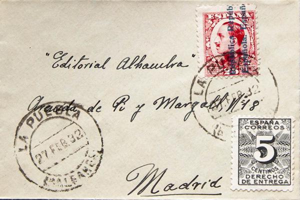 0000114896 - Balearic Islands. Postal History