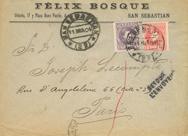 0000117084 - Basque Country. Postal History