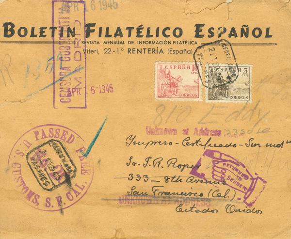 0000117087 - Basque Country. Postal History