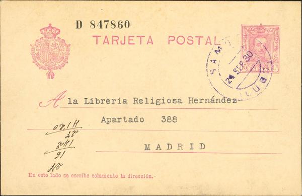 0000117099 - Galicia. Postal History