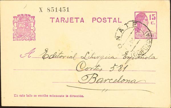 0000117111 - Basque Country. Postal History