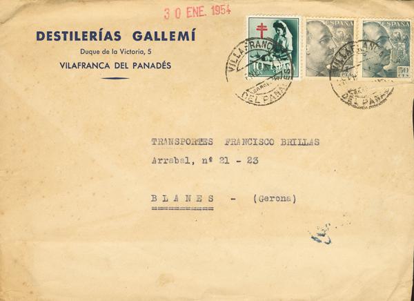 0000117119 - Cataluña. Historia Postal
